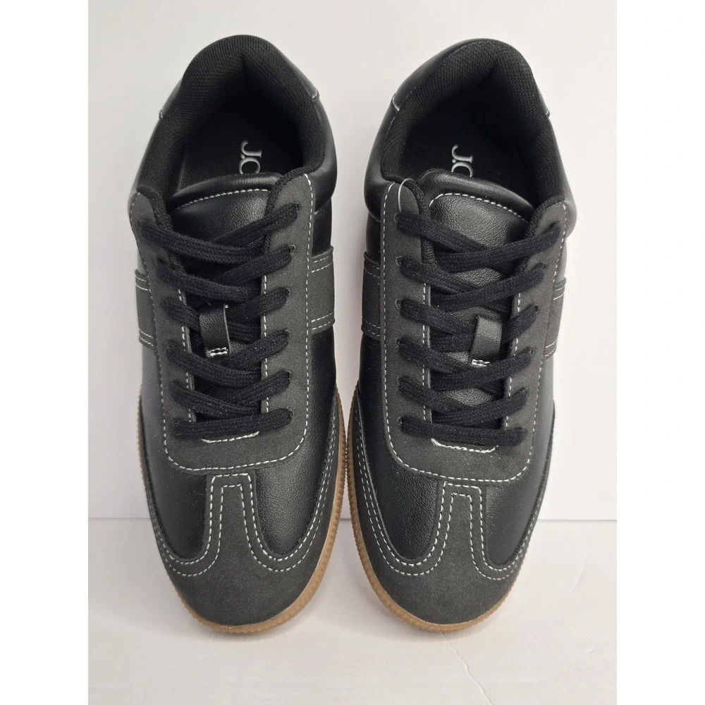 J.Crew Field Sneakers In Black Women's US Size 6H NWOB‎
